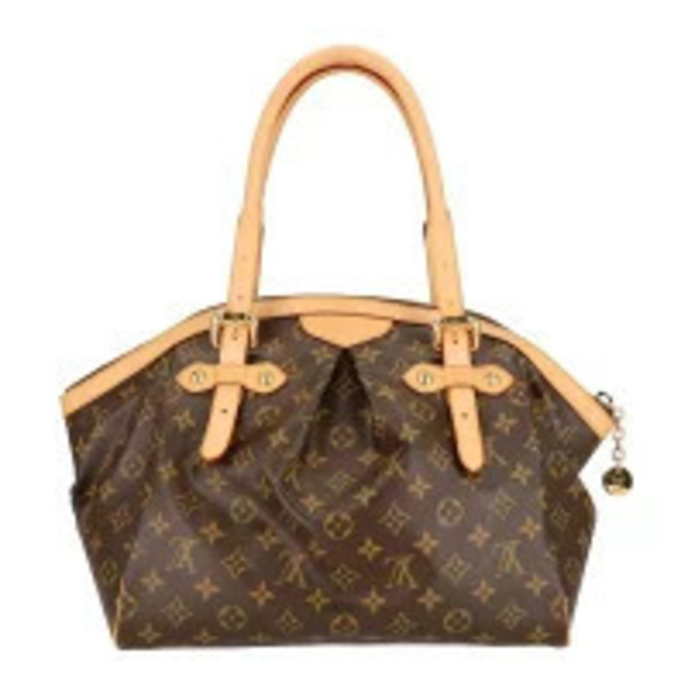 Louis Vuitton 2way Brown Monogram Bag Tivoli Shoulder Brown